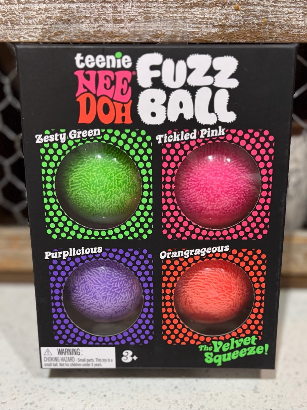 Authentic Teenie Needoh Fuzz Ball Pack
